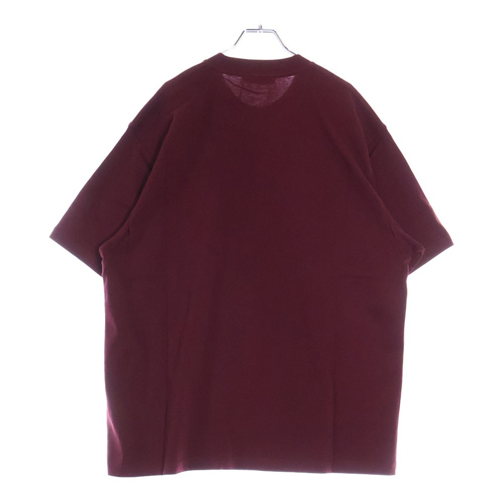 A BATHING APE(アベイシングエイプ) Collage Logo T-shirts カレッジロゴTシャツ ロゴプリント半袖Tシャツ 001CSJ801061I バーガンディ
