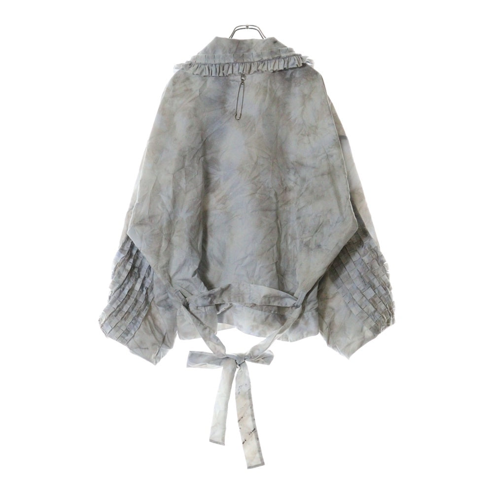 KIDILL(キディル) 23SS HELL HAUS FRILL JACKET ヘルハウス フリルジャケット パールボタン ブルー KL682