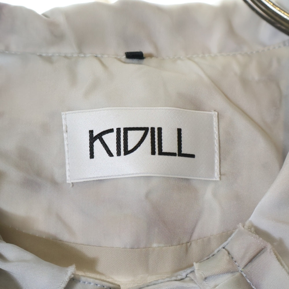 KIDILL(キディル) 23SS HELL HAUS FRILL JACKET ヘルハウス フリルジャケット パールボタン ブルー KL682