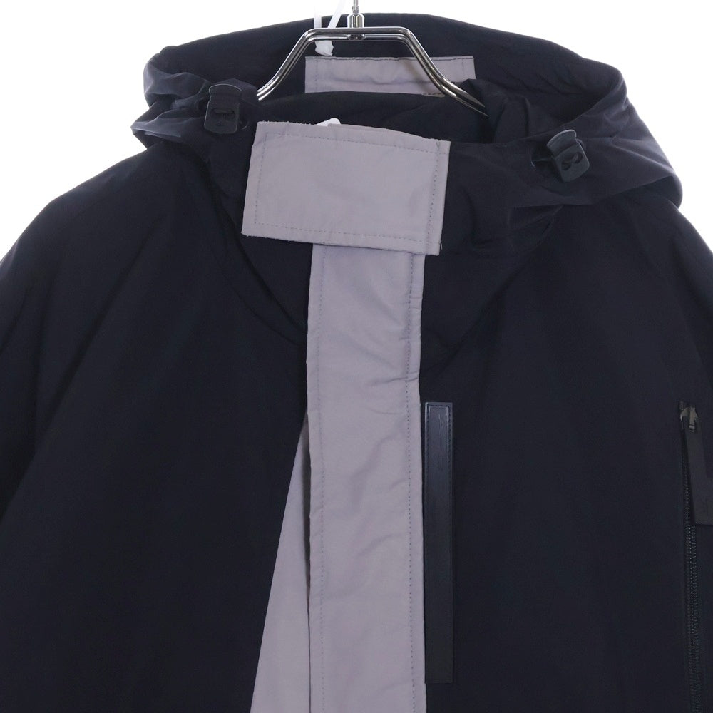 A-COLD-WALL(アコールドウォール) Asymmetric Hooded Windbreaker アシンメトリックフーデッドウィンドブレーカー ナイロンジャケット CW9SMB03BC ブラック
