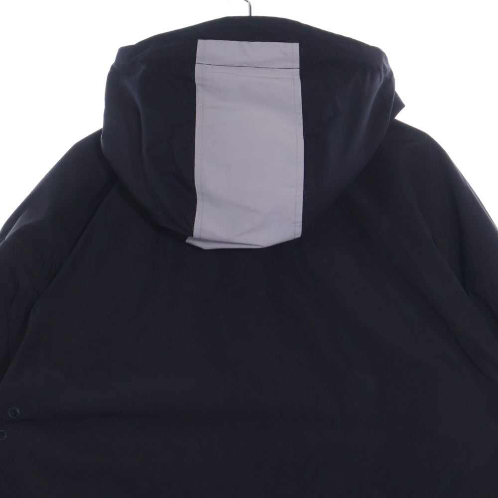 A-COLD-WALL(アコールドウォール) Asymmetric Hooded Windbreaker アシンメトリックフーデッドウィンドブレーカー ナイロンジャケット CW9SMB03BC ブラック