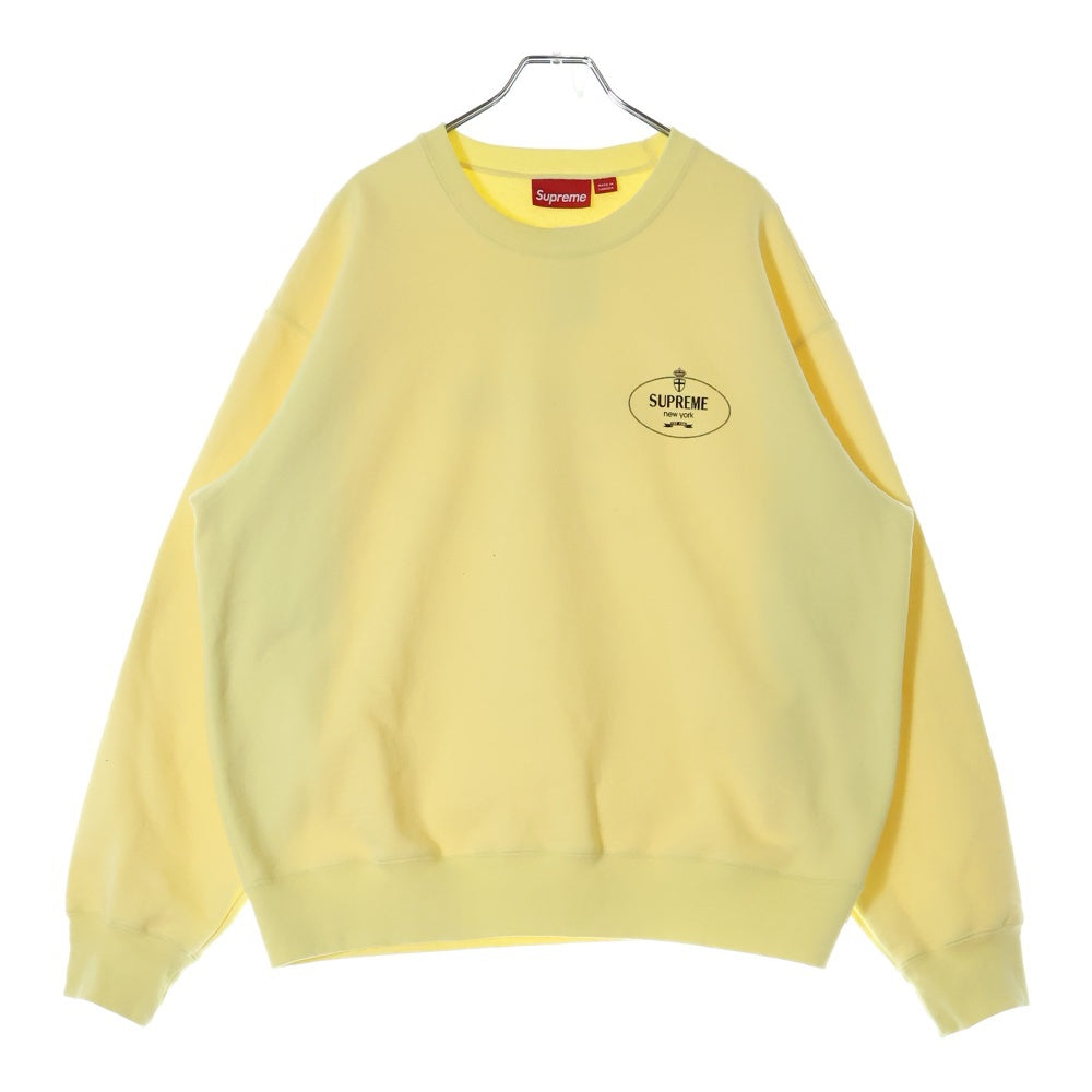 SUPREME(シュプリーム) 24AW Crest Crewneck クレストクルーネック スウェット イエロー