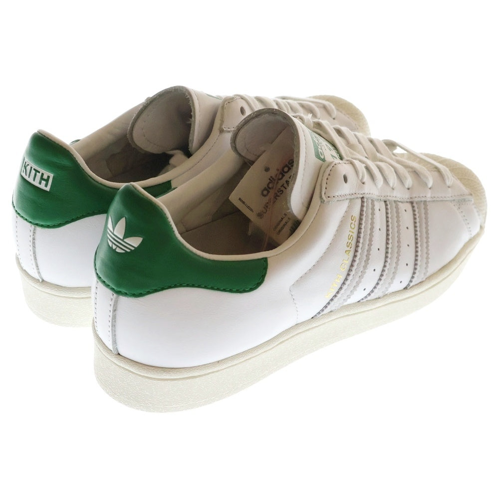 adidas Originals(アディダスオリジナルス) ×KITH SUPERSTAR キス スーパースター ローカットスニーカー ホワイト US9/27cm FY3517