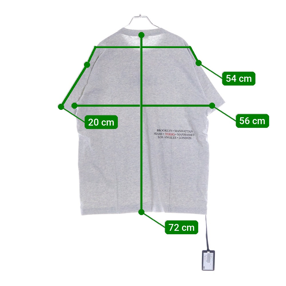 KITH(キス) 20SS Tokyo Box Logo Tee トモダチ ボックスロゴ半袖Tシャツ グレー