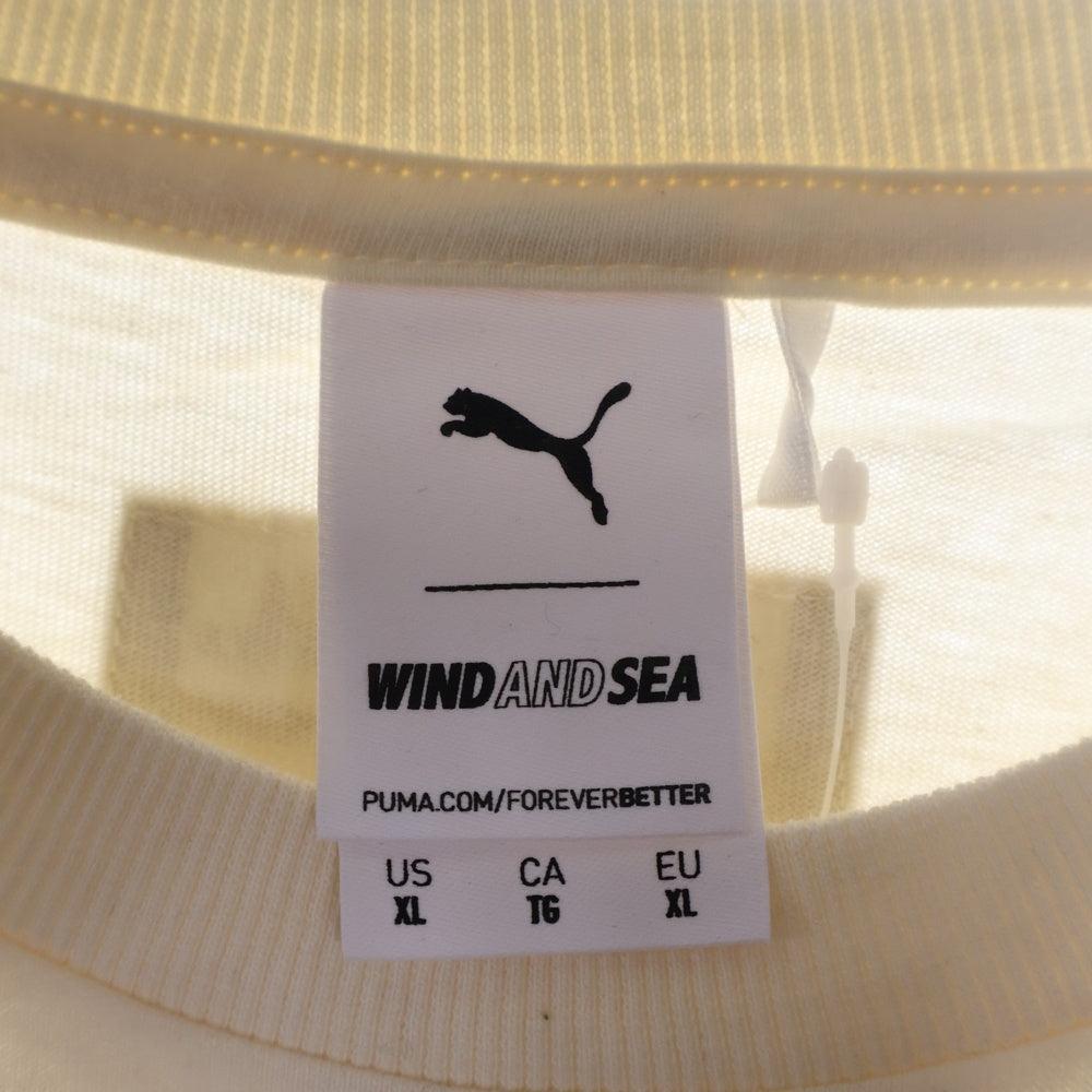 WIND AND SEA(ウィンダンシー) ×PUMA Bye Dye SS Tee プーマ 半袖Tシャツ アイボリー 530631-01