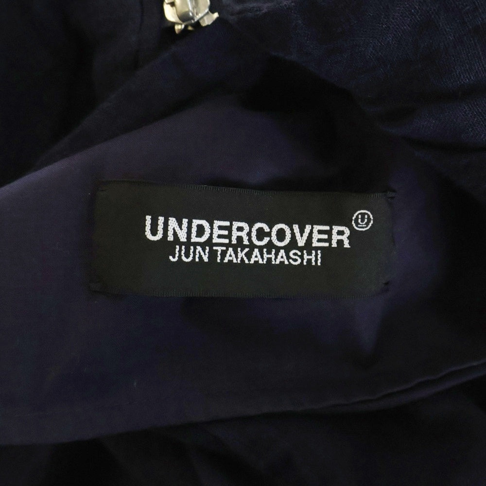 UNDERCOVER(アンダーカバー) リネンホップサップ テーラードジャケット ジップアップジャケット ネイビー UC1E4105