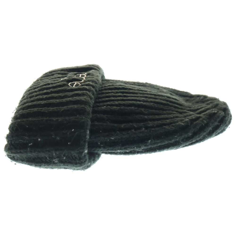 SUPREME(シュプリーム) 23AW Classic Logo Chunky Ribbed Beanie クラシックロゴ ニットビーニー ニット帽 帽子 ブラック