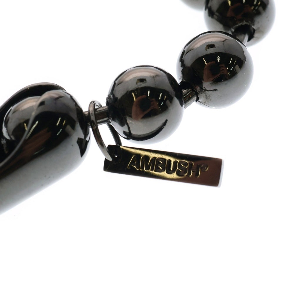 AMBUSH(アンブッシュ) BALL CHAIN NECKLACE ボールチェーンネックレス ブラック