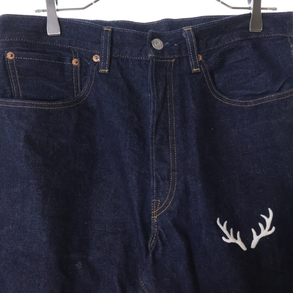 Levi's(リーバイス) 501XX BIG E ボタン裏刻印3015 ストレートデニムパンツ ブルー PC9-50155-0079