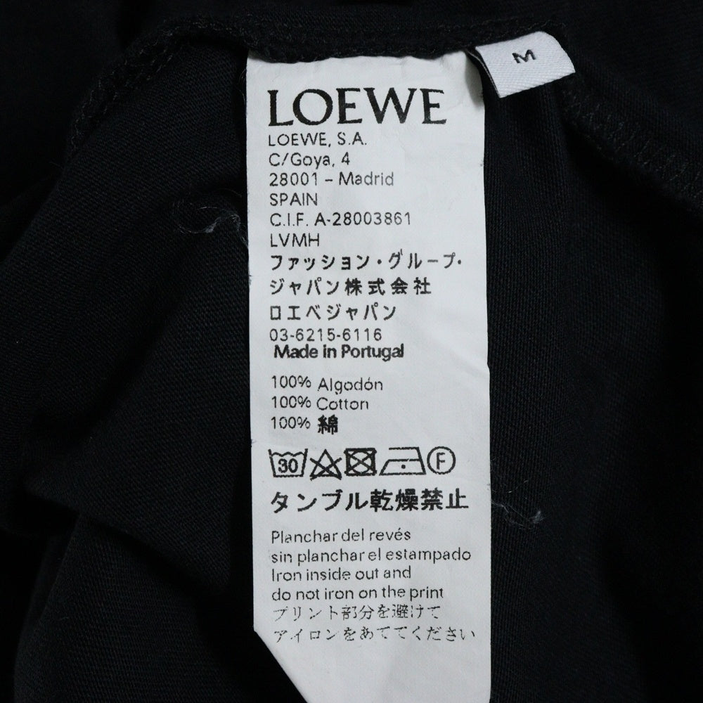 LOEWE(ロエベ) Logo Rainbow T-Shirt レインボーロゴ 半袖Tシャツ ブラック H6199430CR