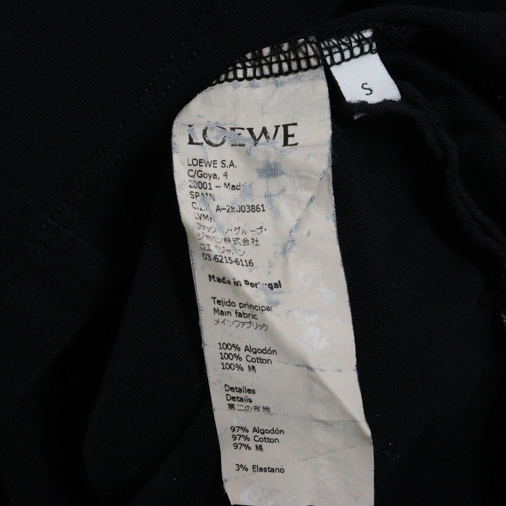 LOEWE(ロエベ) Window T-shirt 半袖Tシャツ ブラック H6299720SI