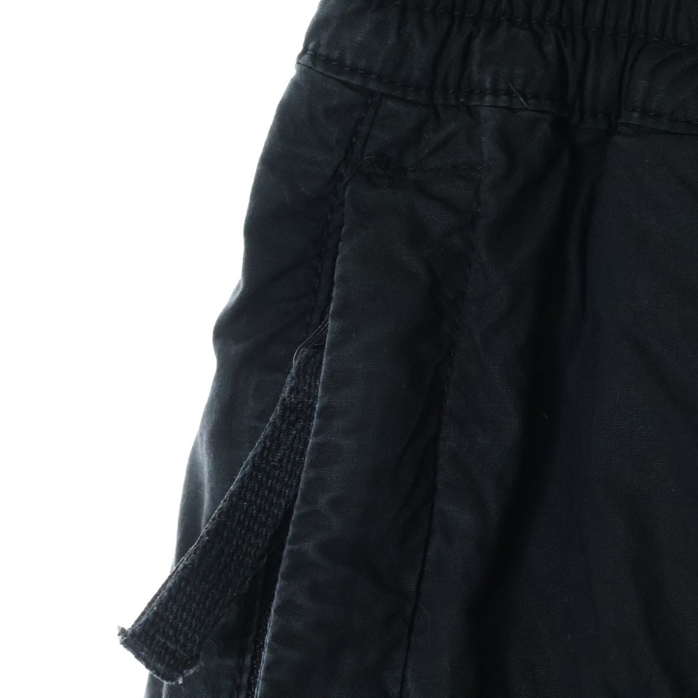 STONE ISLAND(ストーンアイランド) Cotton Poplin Strech Cargo Pants ロゴワッペン カーゴパンツ ブラック 721531403