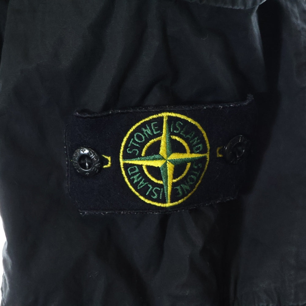STONE ISLAND(ストーンアイランド) Cotton Poplin Strech Cargo Pants ロゴワッペン カーゴパンツ ブラック 721531403
