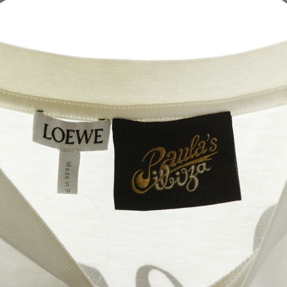 LOEWE(ロエベ) Paula s Ibiza T-Shirt パウラズイビザ 半袖Tシャツ ホワイト H616Y22X06