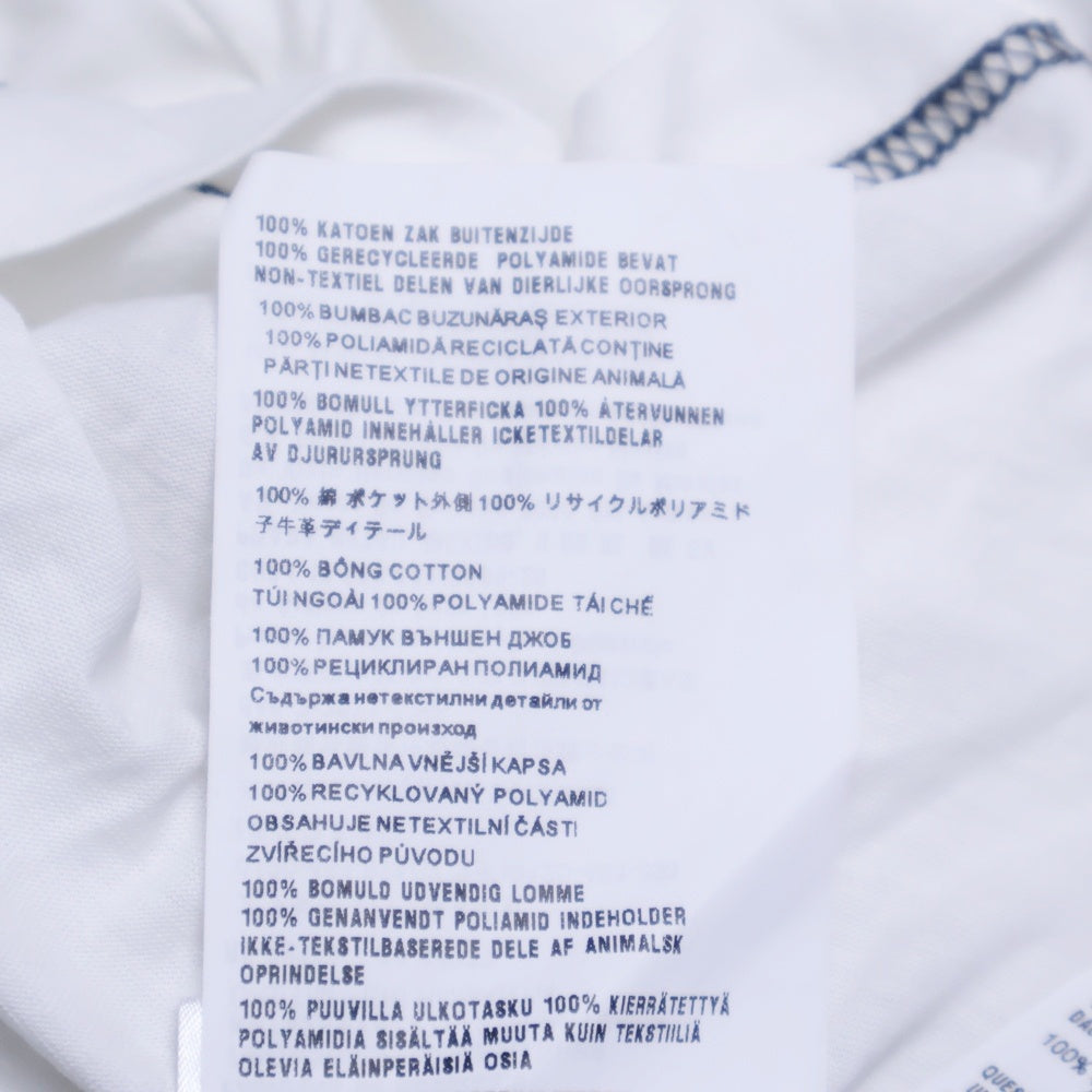 PRADA(プラダ) 22SS T-Shirt トライアングルロゴ 半袖Tシャツ ホワイト UJN790 S221 10D3