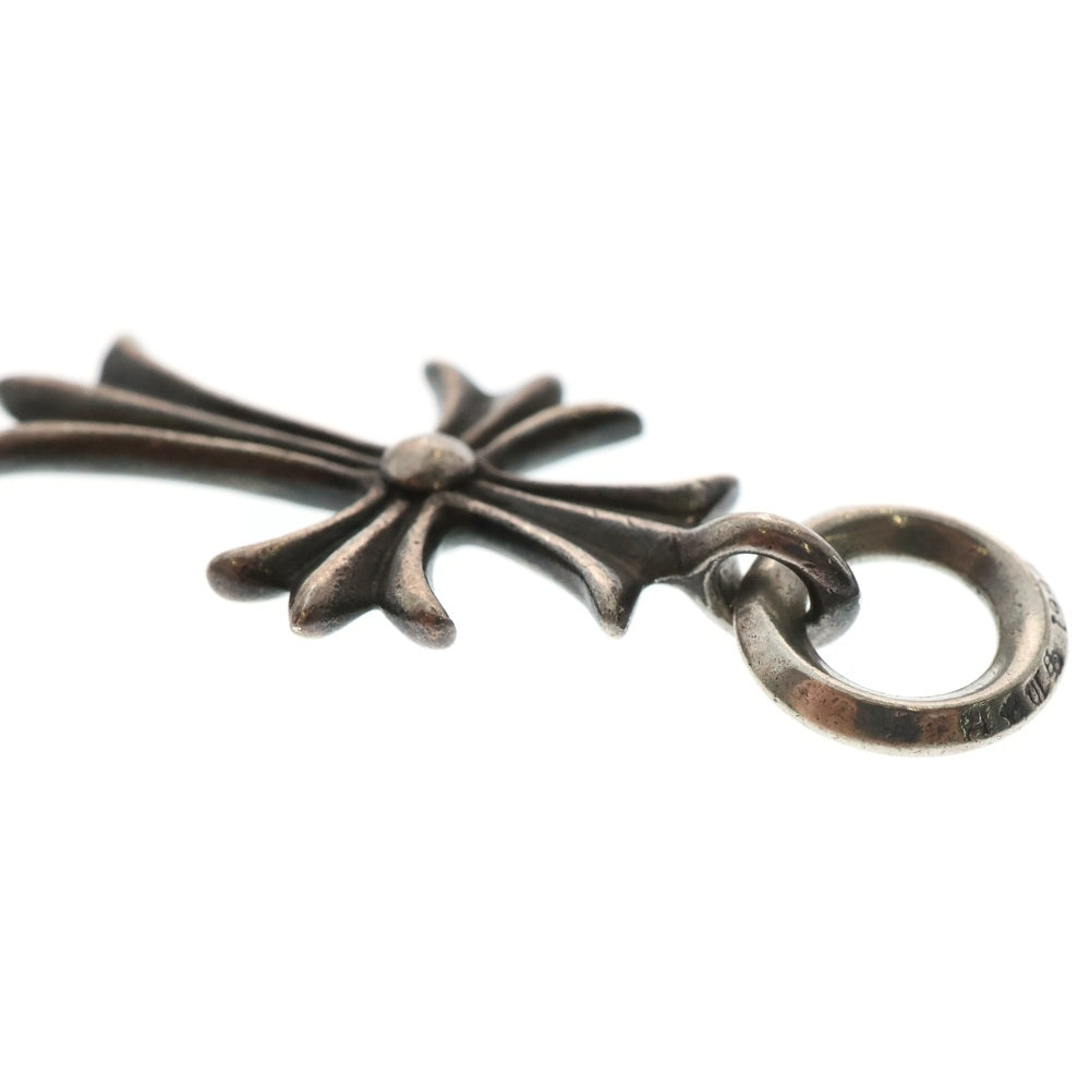 CHROME HEARTS(クロムハーツ) TINY CH CROSS タイニーCHクロス チャーム ネックレストップ シルバー BCA382