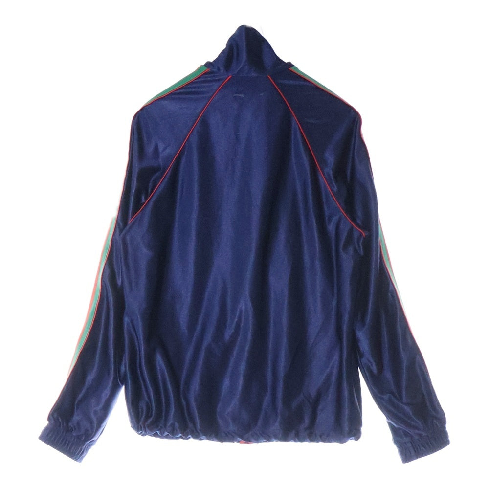 GUCCI(グッチ) シェリーライン シャイニージャージー トラックジャケット ネイビー 655341 XJDF1