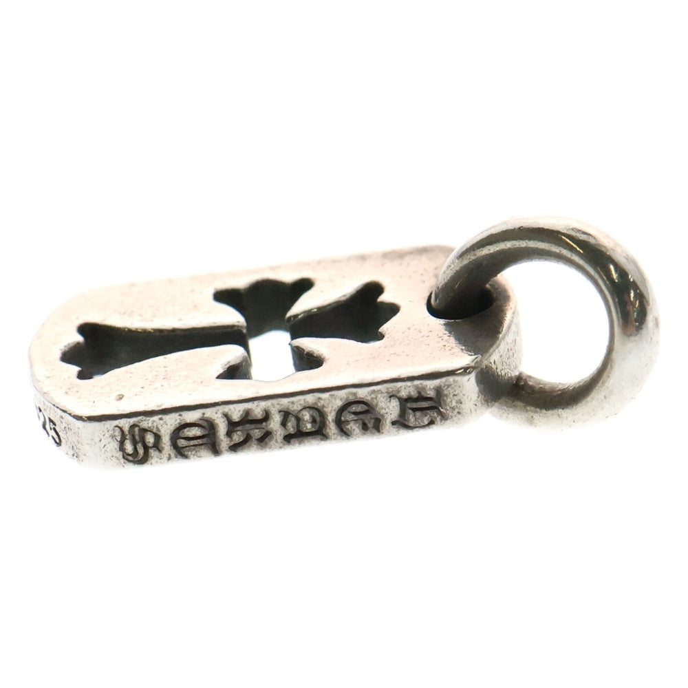 CHROME HEARTS(クロムハーツ) DT TNY CO CRS タイニーカットアウトクロスドッグタグ チャーム ペンダントトップ シルバー BCA252