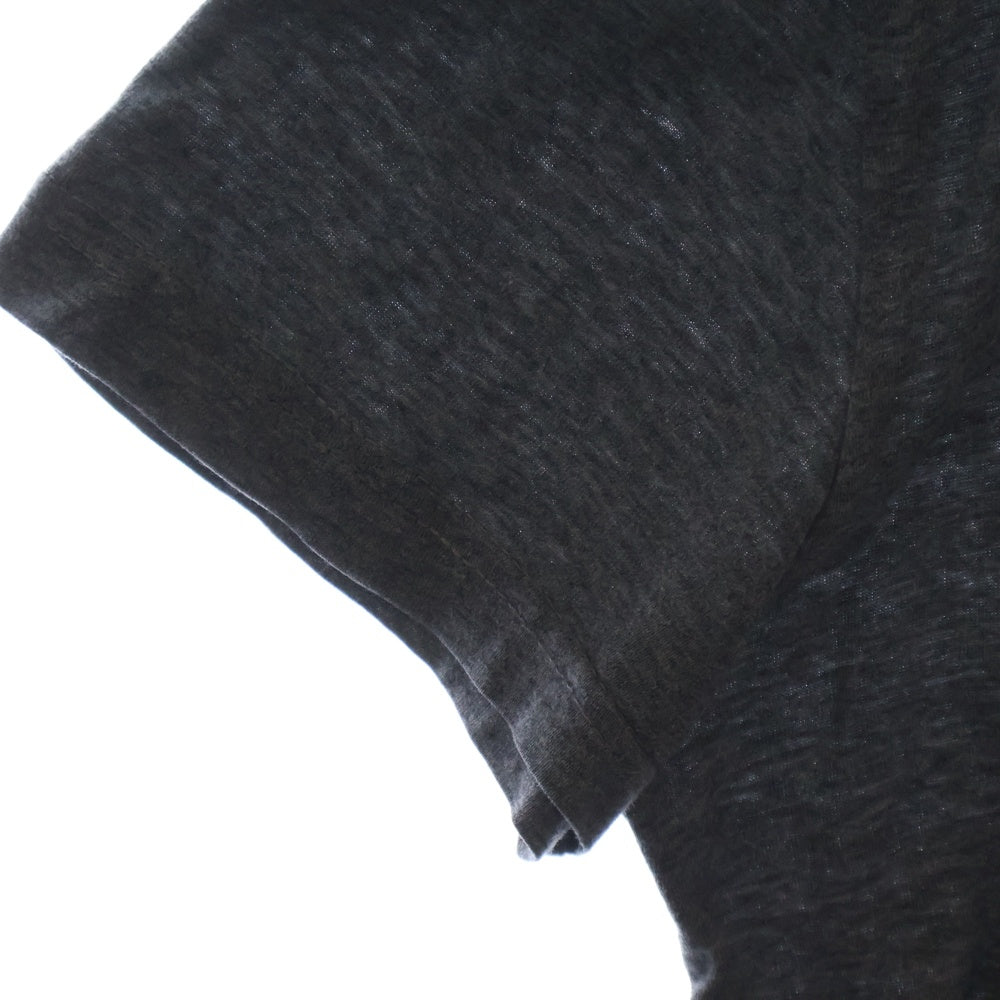 Dior HOMME(ディオールオム) フロントロゴ クルーネック 半袖Tシャツ カットソー グレー 0H3369450107