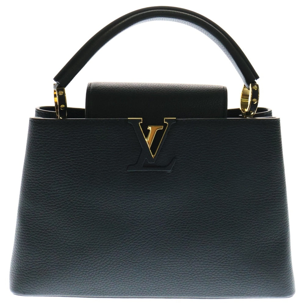 LOUIS VUITTON(ルイヴィトン) トリヨン カプシーヌBB レザーショルダーバッグ ハンドバッグ ブラック M94755