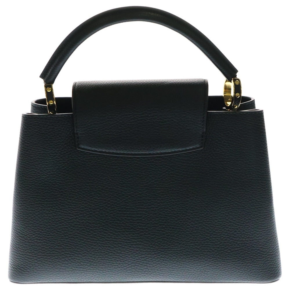 LOUIS VUITTON(ルイヴィトン) トリヨン カプシーヌBB レザーショルダーバッグ ハンドバッグ ブラック M94755