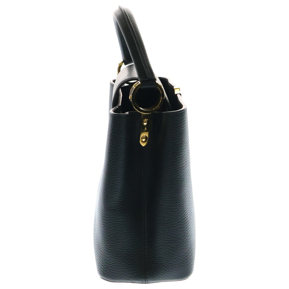 LOUIS VUITTON(ルイヴィトン) トリヨン カプシーヌBB レザーショルダーバッグ ハンドバッグ ブラック M94755