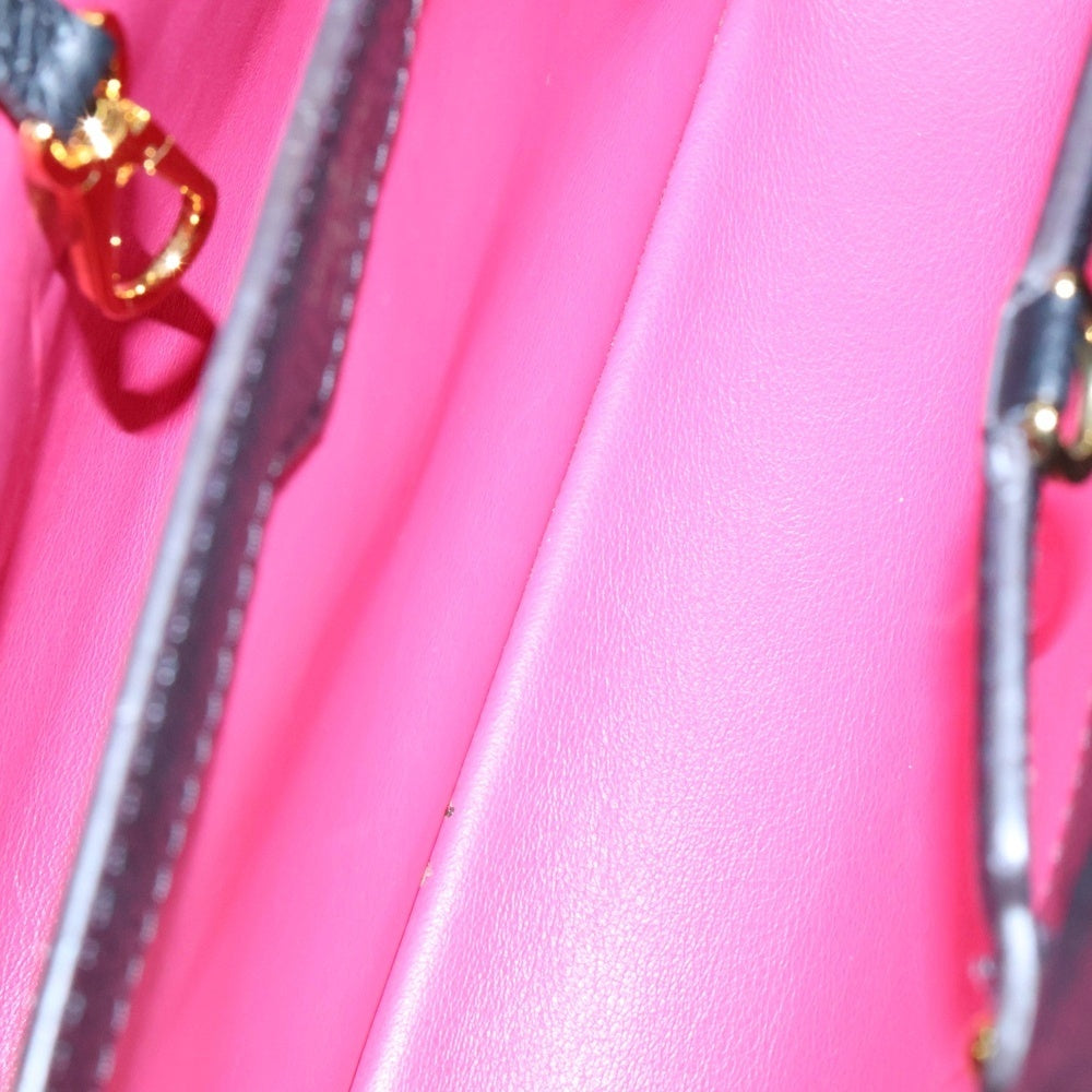 LOUIS VUITTON(ルイヴィトン) トリヨン カプシーヌBB レザーショルダーバッグ ハンドバッグ ブラック M94755