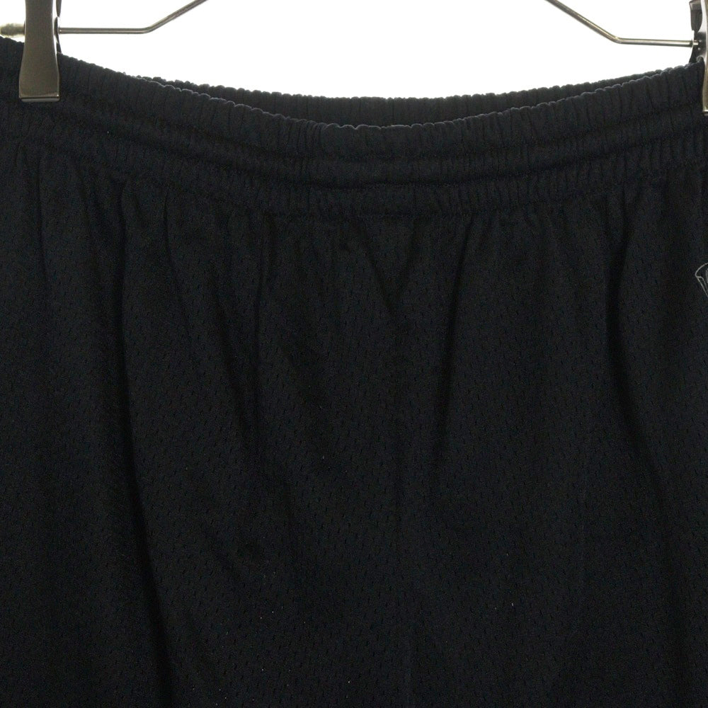 CHROME HEARTS(クロムハーツ) MESH WARM UP JERSEY CHプリントメッシュハーフパンツ ショーツ ブラック