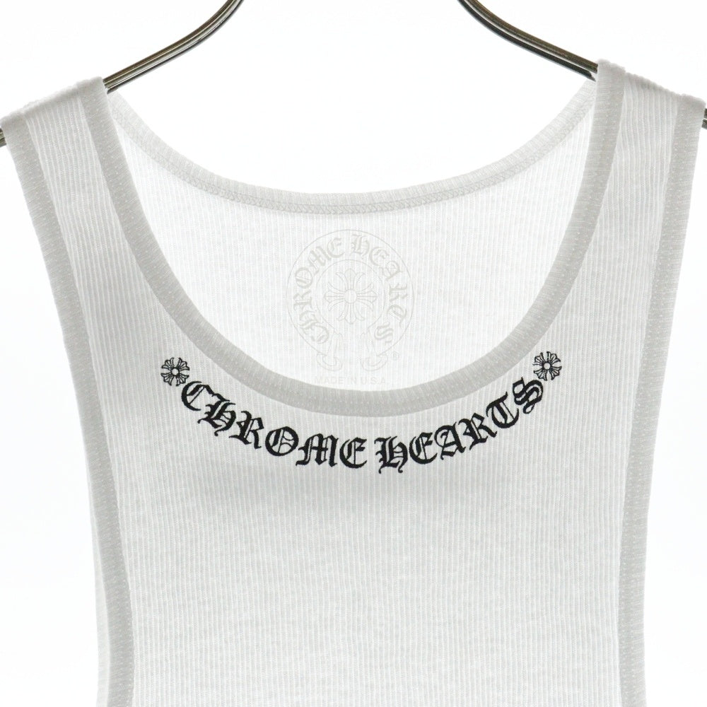 CHROME HEARTS(クロムハーツ) LOVE YOU RIB TANK WHITE