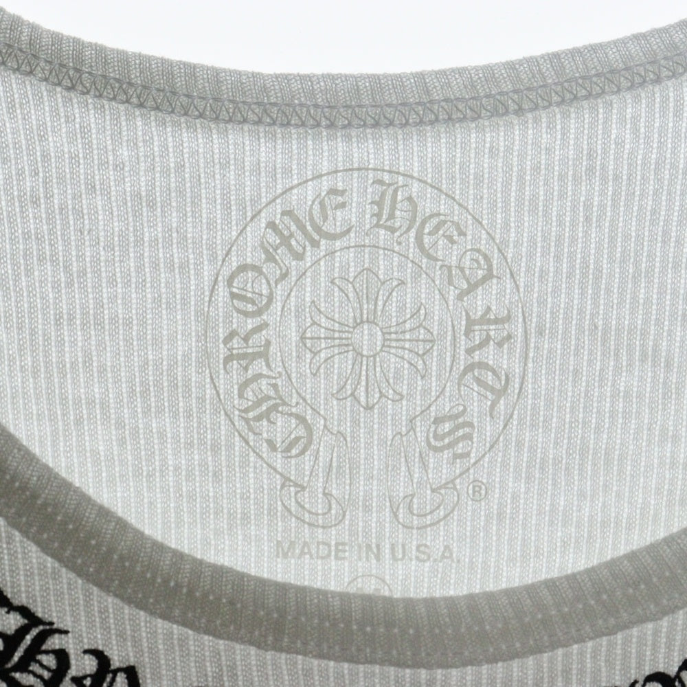 Chrome Hearts ホワイトタンクトップ　２枚 Chrome Hearts ホワイト ダガー ロゴ タンクトップ - SRM