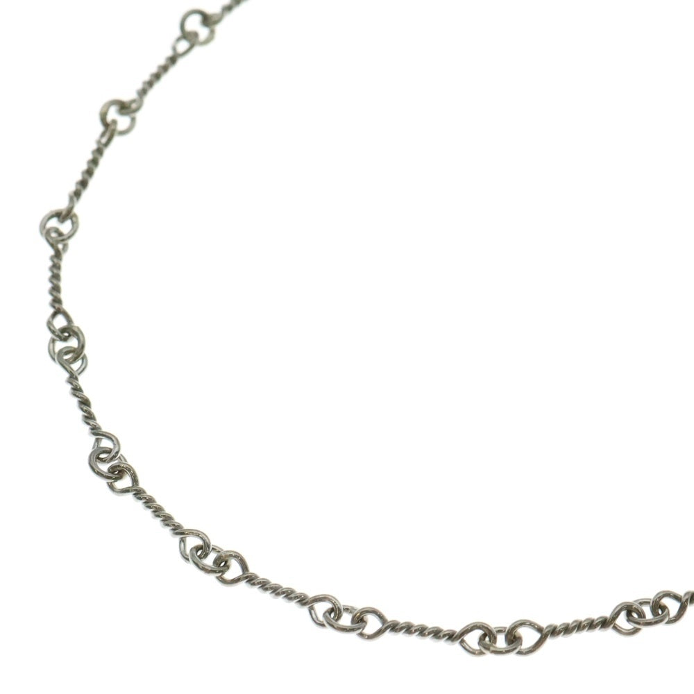 CHROME HEARTS(クロムハーツ) 18KWG NECKCHAIN T20 ツイストチェーンネックレス 20inch ホワイトゴールド BCA003