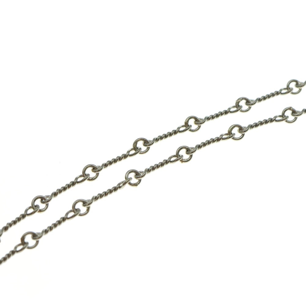 CHROME HEARTS(クロムハーツ) 18KWG NECKCHAIN T20 ツイストチェーンネックレス 20inch ホワイトゴールド BCA003