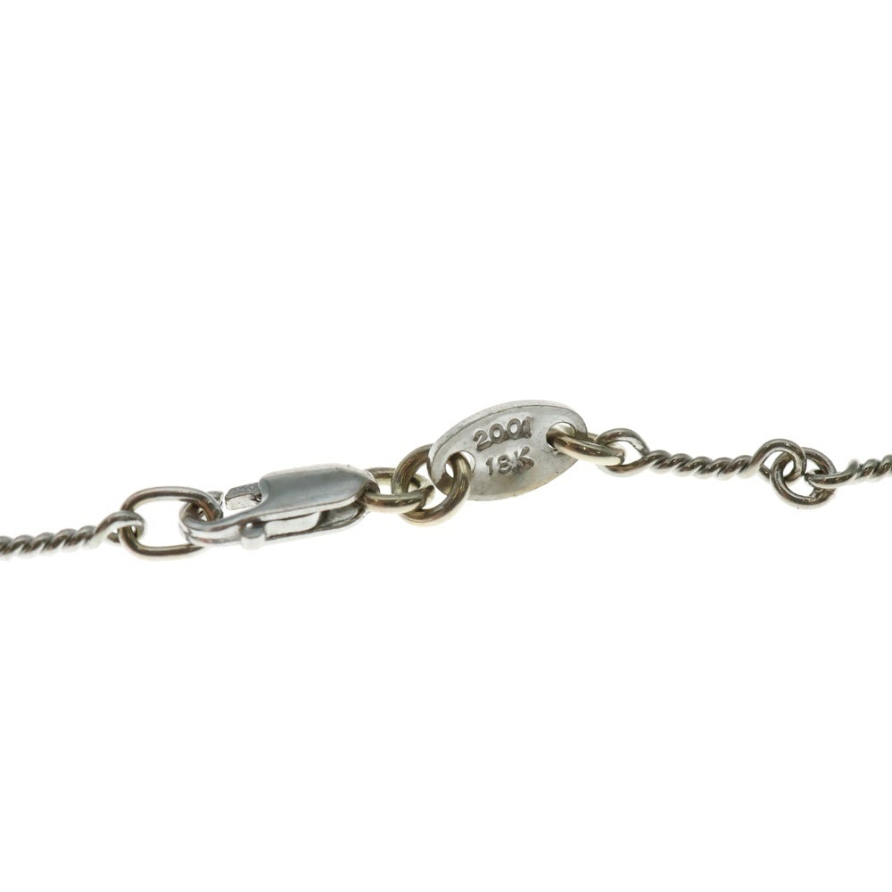 CHROME HEARTS(クロムハーツ) 18KWG NECKCHAIN T20 ツイストチェーンネックレス 20inch ホワイトゴールド BCA003