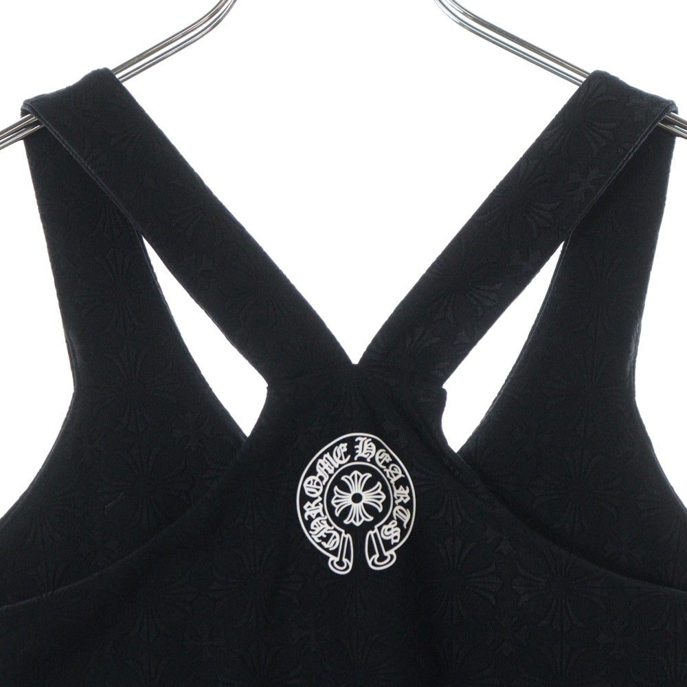 CHROME HEARTS(クロムハーツ) CHプラス総柄リブタンクトップ ブラック レディース