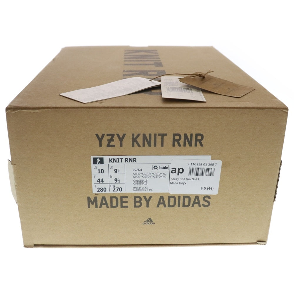 adidas Originals(アディダスオリジナルス) YEEZY KNIT RNR イージーニットランナー ローカットスニーカー ブラック US10/28cm IG7831