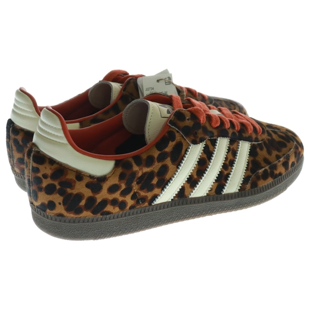 adidas Originals(アディダスオリジナルス) SAMBA OG W サンバ レオパード ローカットスニーカー ブラウン US9/26cm JI2734