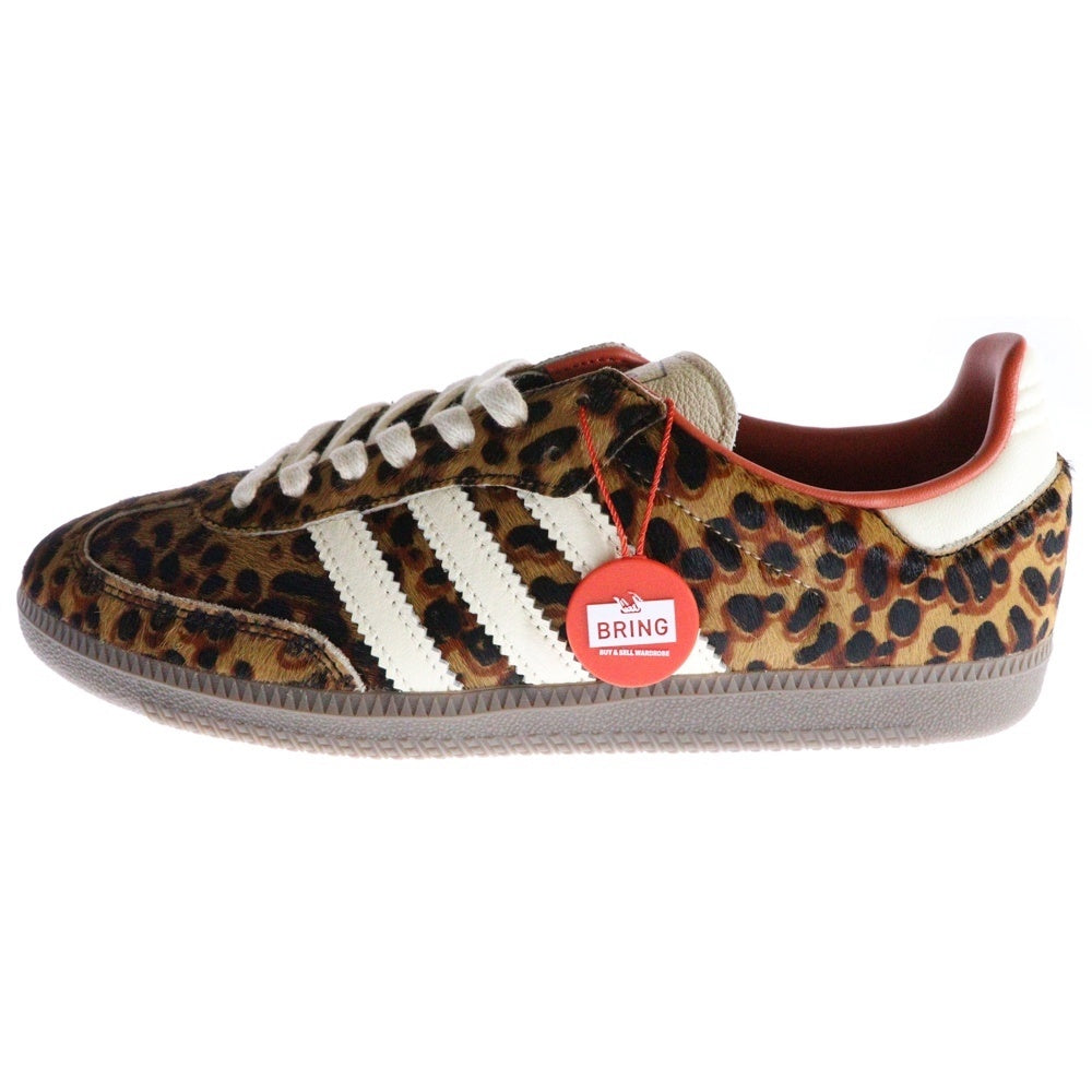 adidas Originals(アディダスオリジナルス) SAMBA OG W サンバ レオパード ローカットスニーカー ブラウン US10/27cm JI2734