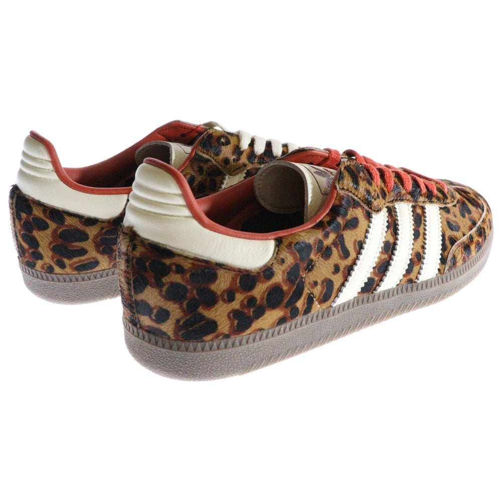 adidas Originals(アディダスオリジナルス) SAMBA OG W サンバ レオパード ローカットスニーカー ブラウン US10/27cm JI2734