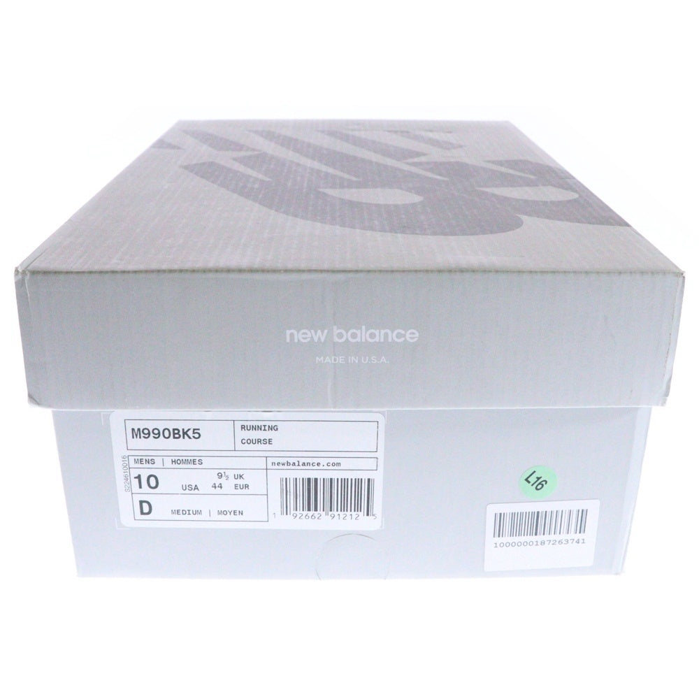 New Balance(ニューバランス) 990V5 ローカットスニーカー ブラック US10/28cm M990BK5