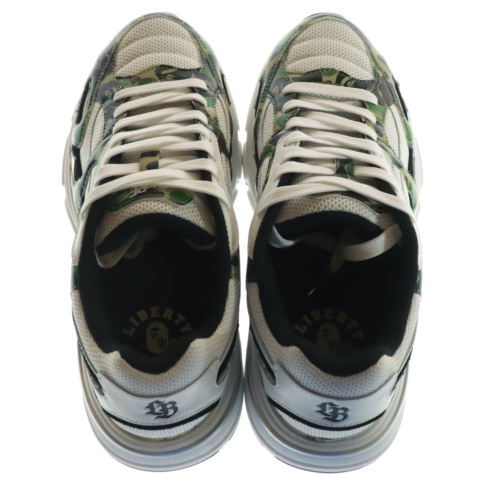 A BATHING APE(アベイシングエイプ) ×LIBERTY WALK SHARK STA リバティウォーク シャークスタ ローカットスニーカー ホワイト US8.5/26.5cm 1K73191922