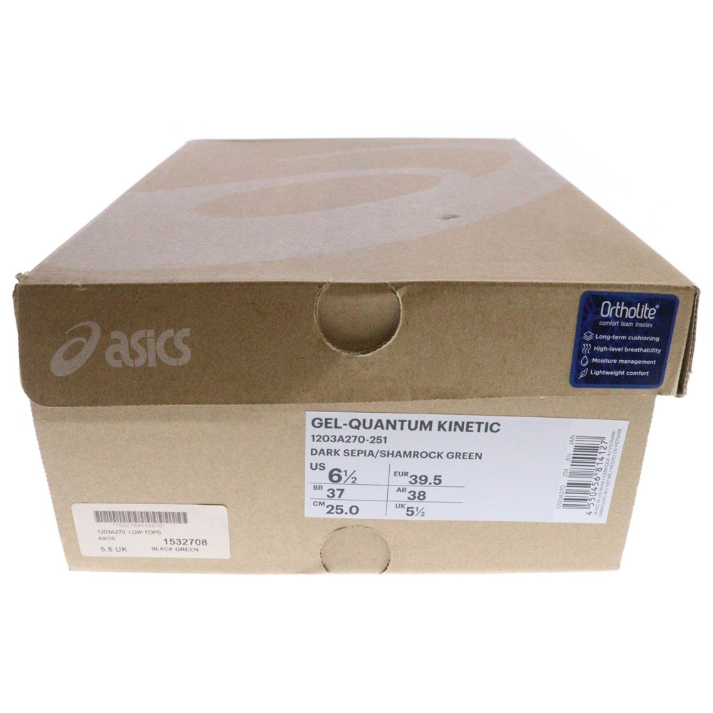ASICS(アシックス) GEL-QUANTUM KINETIC ゲルクォンタム キネティック ローカットスニーカー グリーン US6.5/25cm 1203A270-251