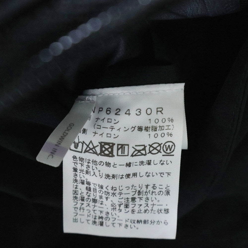 THE NORTH FACE(ザノースフェイス) STANDARD限定 RAINTEX JACKET Product Number ロゴ刺繍ナイロンジャケット マウンテンパーカー ブラック NP62430R