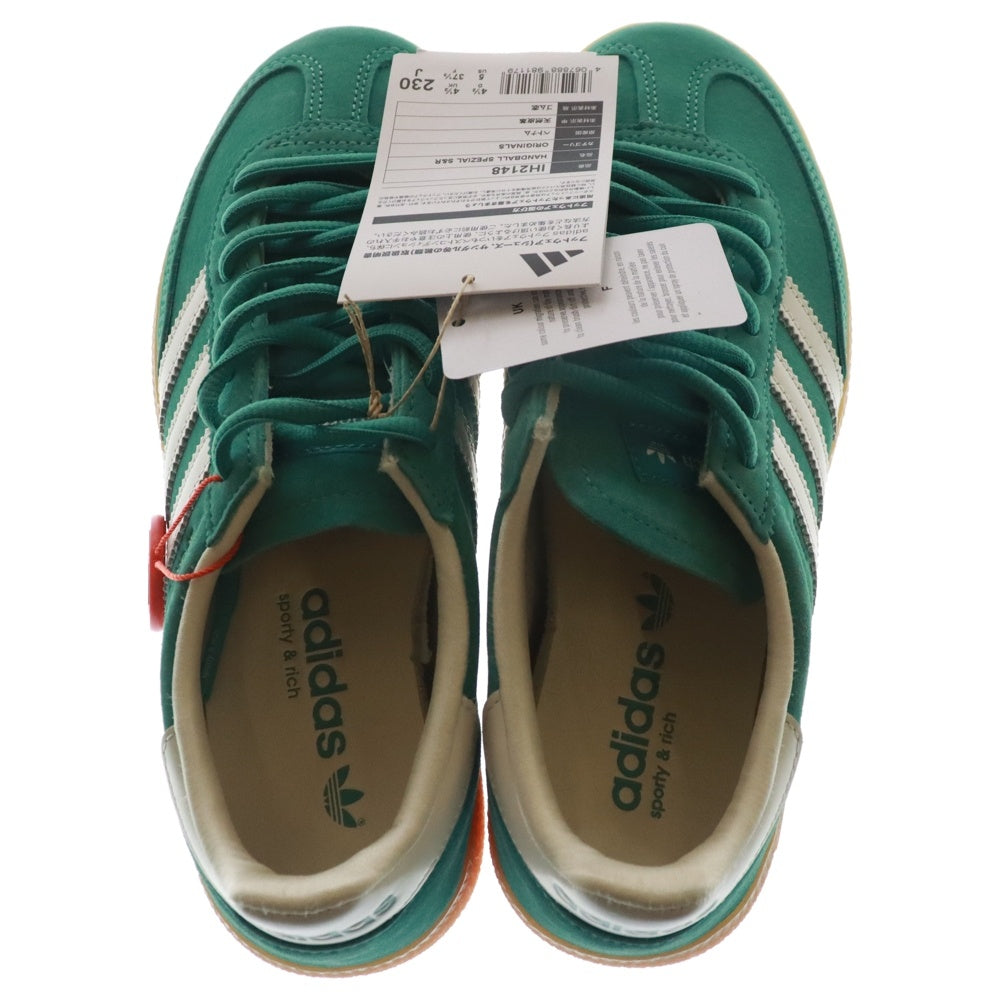 adidas Originals(アディダスオリジナルス) ×SPORTY&RICH HANDBALL SPEZIAL スポーティアンドリッチ ハンドボール スペツィアル ローカットスニーカー グリーン レディース US5/23cm IH2148
