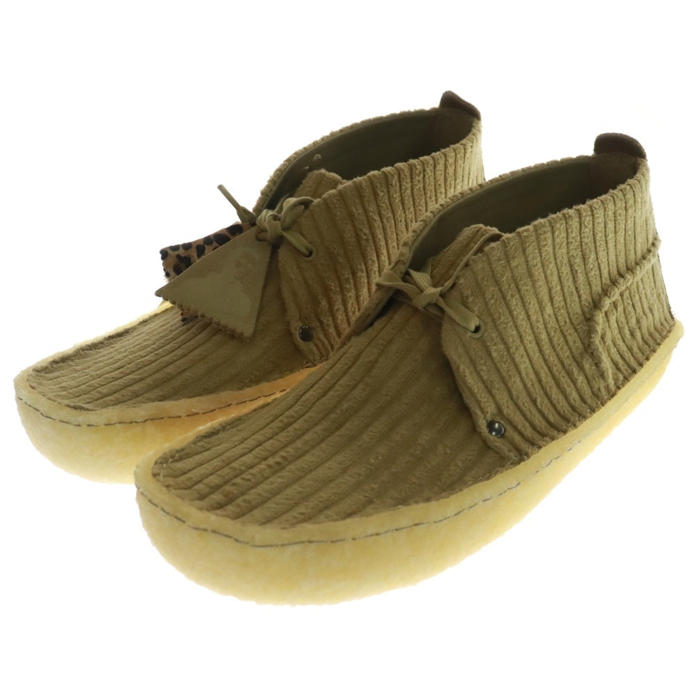 Clarks ORIGINALS(クラークス オリジナルス) ×Liam Gallagher Desert Rain リアム ギャラガー デザートレイン コーデュロイローカットシューズ ベージュ
