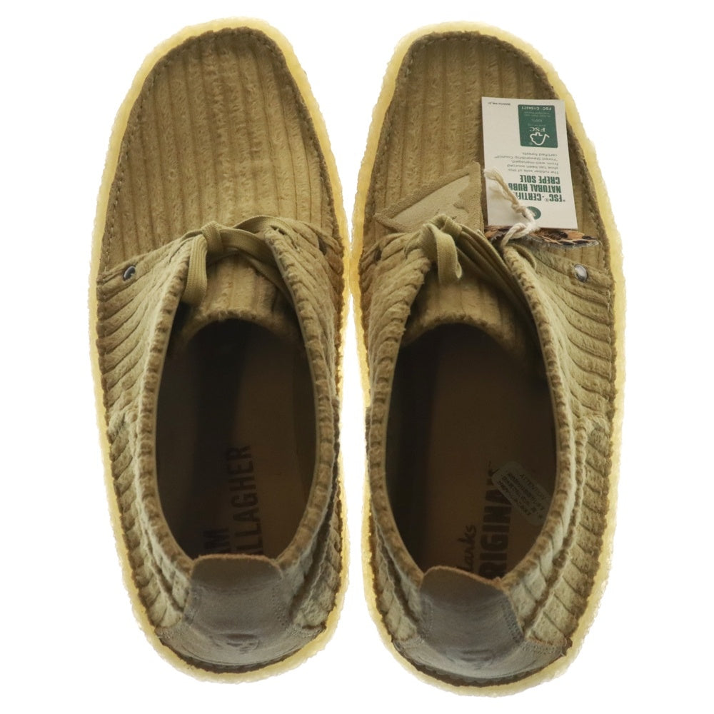 Clarks ORIGINALS(クラークス オリジナルス) ×Liam Gallagher Desert Rain リアム ギャラガー デザートレイン コーデュロイローカットシューズ ベージュ
