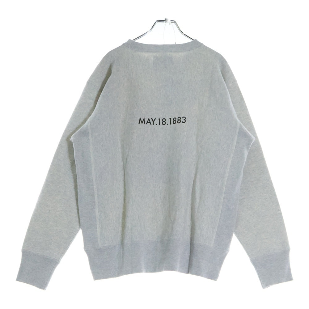 CHAMPION(チャンピオン) ×VARIOUS ARTISTS REVERSE WEAVE SWEATSHIRT ヴァリアス アーティスト リバースウィーブ クルーネックスウェットトレーナー グレー C8-Z027