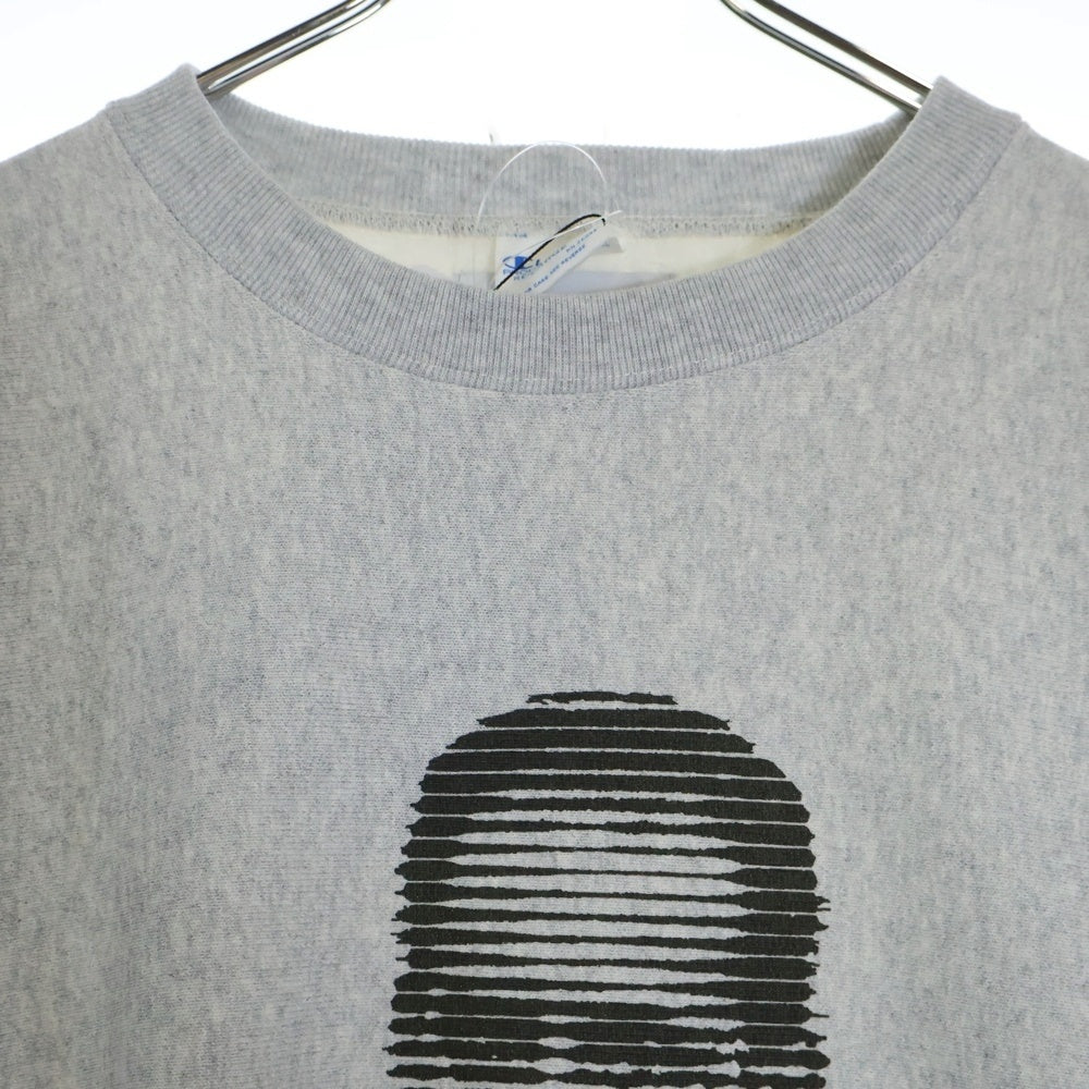 CHAMPION(チャンピオン) ×VARIOUS ARTISTS REVERSE WEAVE SWEATSHIRT ヴァリアス アーティスト リバースウィーブ クルーネックスウェットトレーナー グレー C8-Z027