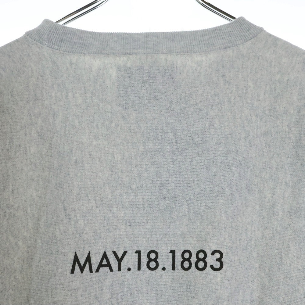 CHAMPION(チャンピオン) ×VARIOUS ARTISTS REVERSE WEAVE SWEATSHIRT ヴァリアス アーティスト リバースウィーブ クルーネックスウェットトレーナー グレー C8-Z027