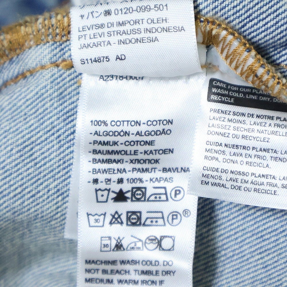DENIM TEARS(デニムティアーズ) ×STUSSY Levi's Type2 Denim Jacket ステューシー リーバイス デニムジャケット インディゴ