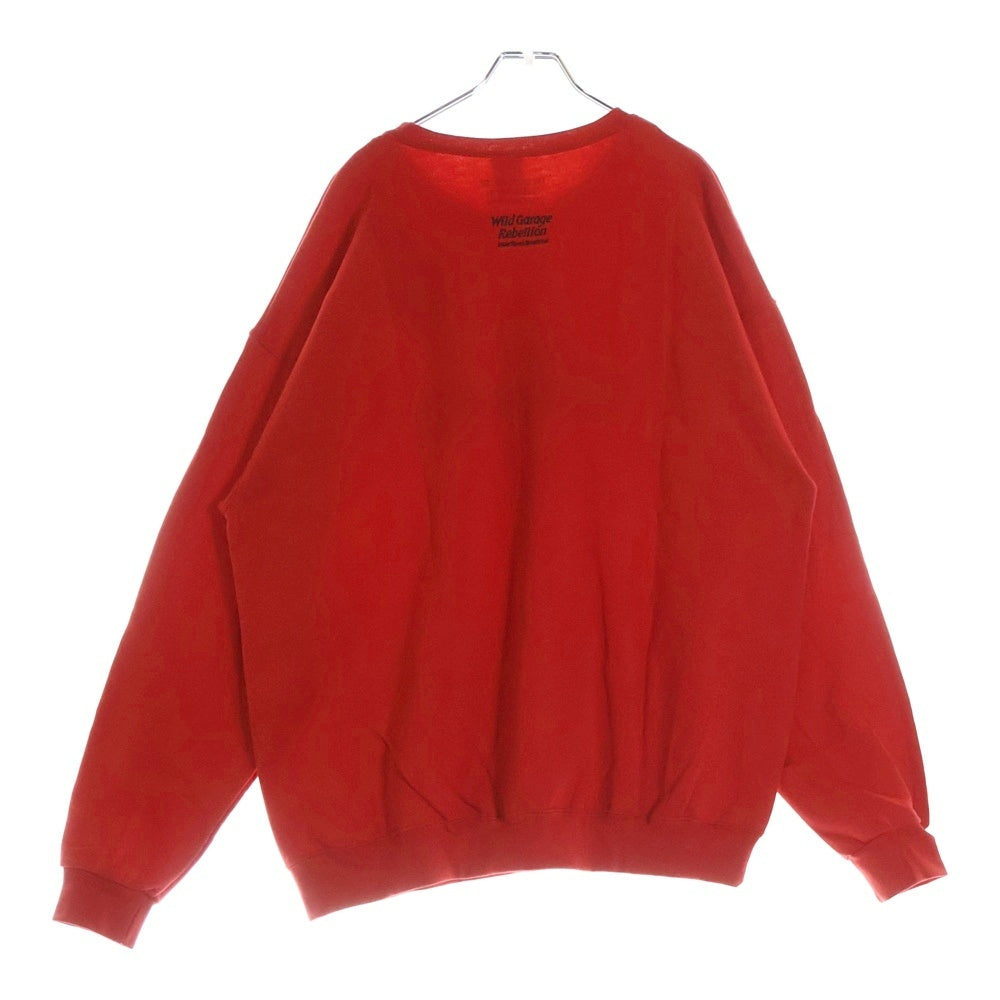 WACKO MARIA(ワコマリア) 22AW CREW NECK SWEAT SHIRT(TYPE-3) クルーネックスウェットトレーナー レッド